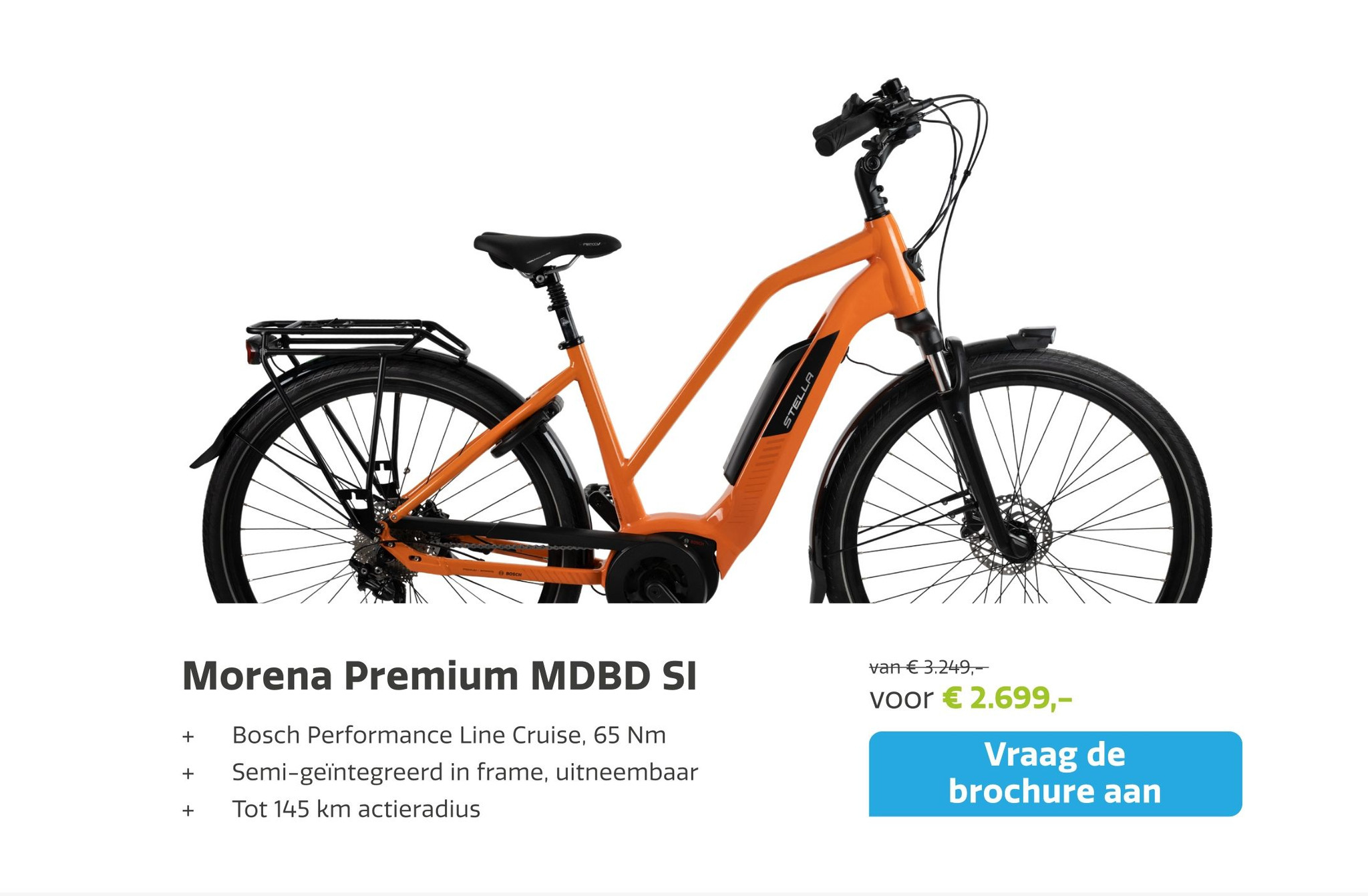 Morena Premium MDBD SI aanbieding bij Stella fietsen