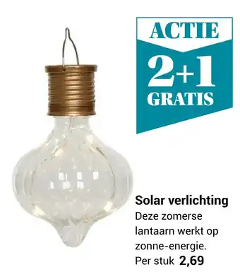 TuinWereld Solar verlichting aanbieding