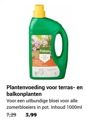 TuinWereld Plantenvoeding voor terras- en balkonplanten aanbieding