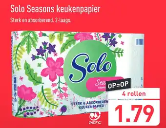 ALDI Solo Seasons keukenpapier aanbieding