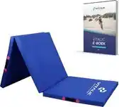 Bol.com Extra dikke yoga mat (5cm dik en 180cm lang) - xxl anti slip en opvouwbare yogamatten | vitalic aanbieding