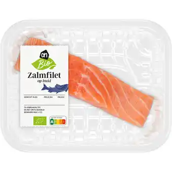 Albert Heijn Ah biologisch zalmfilet op huid aanbieding