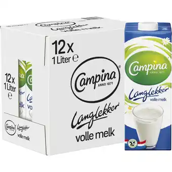 Albert Heijn Campina langlekker volle melk aanbieding