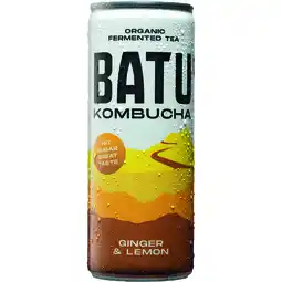 Albert Heijn Batu kombucha ginger & lemon aanbieding