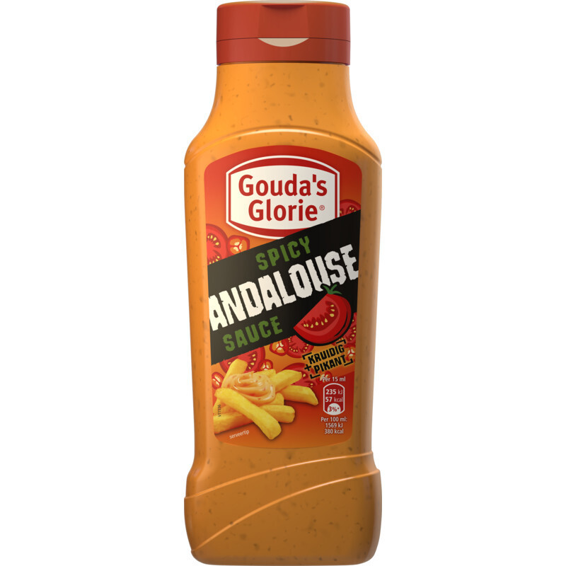 Gouda's glorie spicy andalouse sauce aanbieding bij Albert Heijn