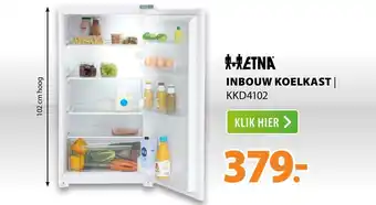 Expert Etna Inbouw Koelkast KKD4102 aanbieding