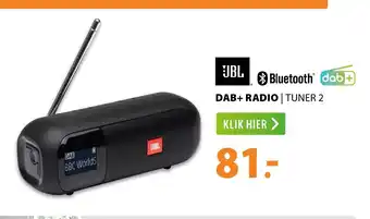 Expert Bluetooth Dab+Radio Tuner 2 aanbieding