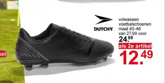 Scapino Dutchy Volwassen Voetbalschoenen Maat 40-46 aanbieding