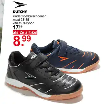 Scapino Dutchy kinder voetbalschoenen maat 28-35 van aanbieding