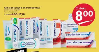 Etos Alle sensodyne en parodontax aanbieding