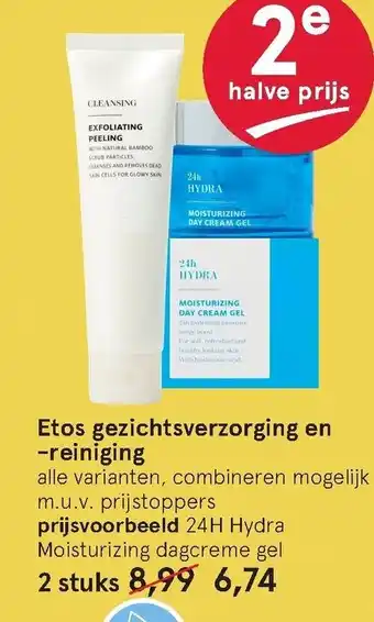 Etos Gezichtsverzorging eb -reiniging aanbieding