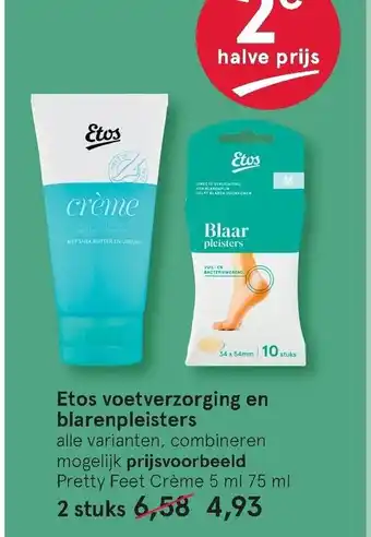 Etos Voetverzorging en blarenplesters aanbieding