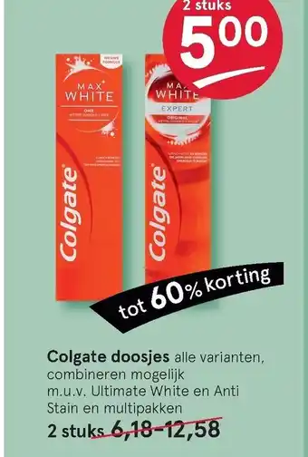 Etos Colgate doosjes aanbieding