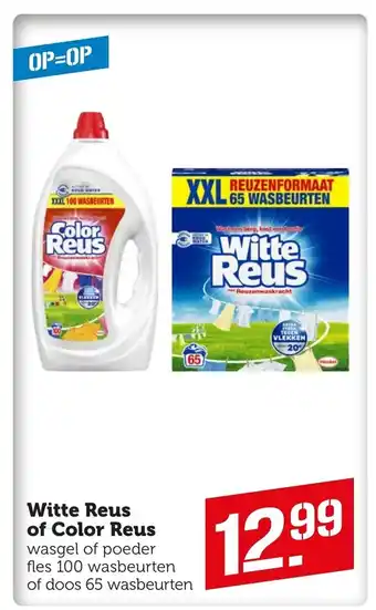 Coop Witte Reus of Color Reus aanbieding