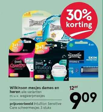 Etos Wilkinson mesjes dames en aanbieding