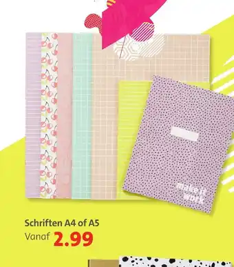 Bruna Schriften A4 of A5 aanbieding