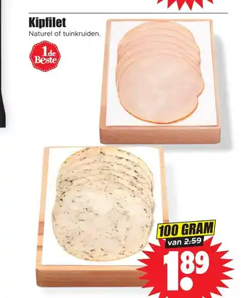 Dirk Kipfilet 100 gram aanbieding