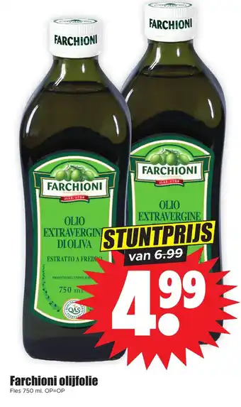 Dirk Farchioni olijfolie Fles 750 ml aanbieding