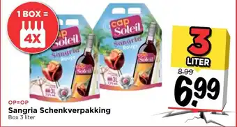 Vomar Voordeelmarkt Sangria Rouge 3L aanbieding