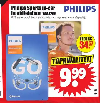 Dirk Philips Sports in-ear hoofdtelefoon TAA4205 aanbieding