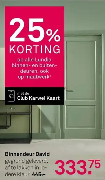 Karwei Binnendeur David aanbieding