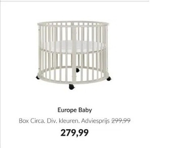 Babypark Europe baby aanbieding