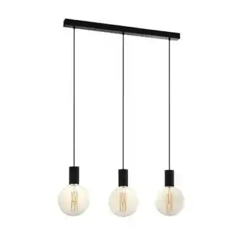 Leen Bakker Eglo pozueta hanglamp - e27 - 84 cm - zwart aanbieding