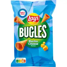 Jumbo Lay's bugles nacho cheese chips 160g aanbieding