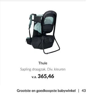 Babypark Thule aanbieding