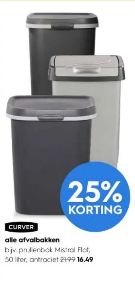Blokker Alle afvalbakken aanbieding