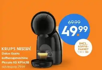 Blokker Krups nescafé aanbieding