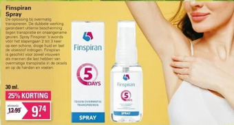 De Online Drogist Finspiran spray aanbieding