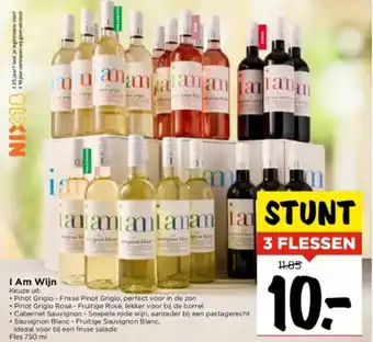 Vomar Voordeelmarkt I Am Wijn 750ml aanbieding