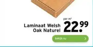 GAMMA Laminaat welsh oak naturel aanbieding