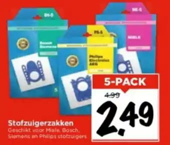 Vomar Voordeelmarkt Stofzuigerzakken aanbieding