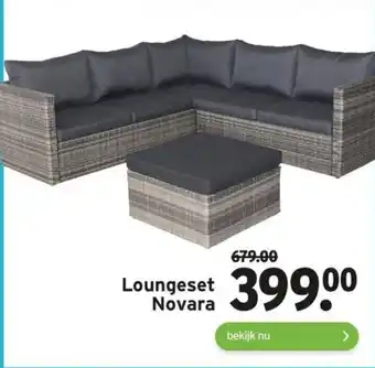 GAMMA Loungeset novara aanbieding