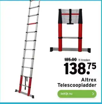 GAMMA Altrex Telescoopladder aanbieding