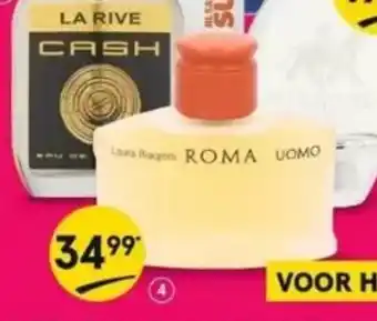 Etos Laura Biagiotti Roma Uomo eau de toilette 125 ml aanbieding