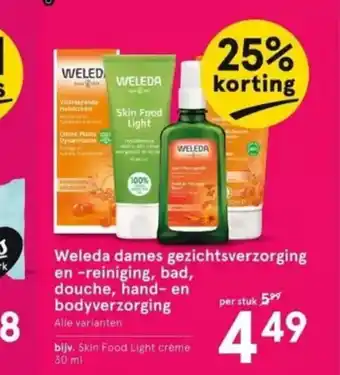 Etos Weleda dames gezichtsverzorging en -reiniging, bad, douche, hand- en bodyverzorging Alle varianten aanbieding