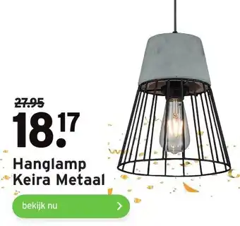 GAMMA Hanglamp Keira Metaal aanbieding