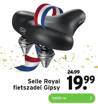 GAMMA Selle Royal fietszadel Gipsy aanbieding