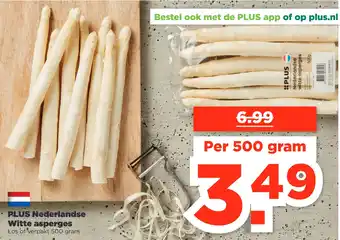 PLUS Plus nederlandse witte asperges aanbieding