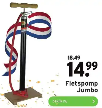 GAMMA Fietspomp Jumbo aanbieding