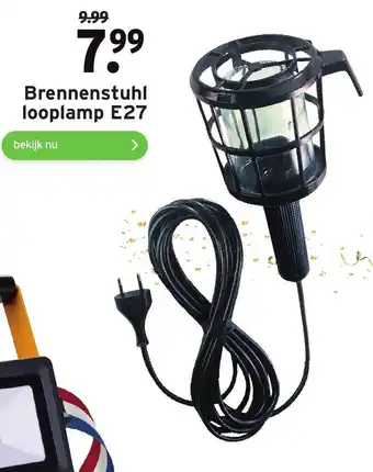 GAMMA Brennenstuhl looplamp e27 aanbieding