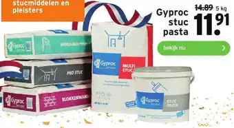 GAMMA Gyproc stuc pasta aanbieding