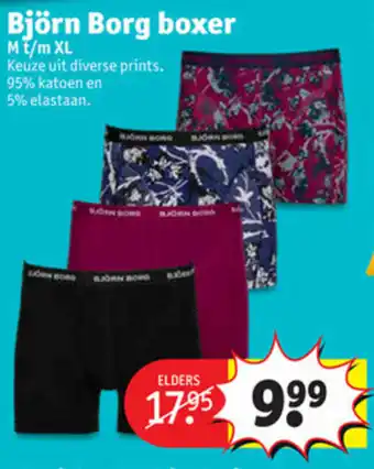 Bjorn Borg boxer aanbieding bij Kruidvat