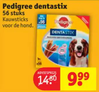 Kruidvat Pedigree dentastix aanbieding