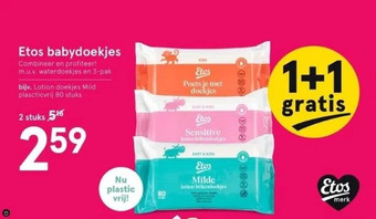 Etos Etos babydoekjes aanbieding