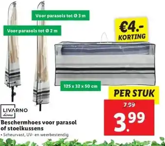 Lidl Beschermhoes voor parasol of stoelkussens aanbieding