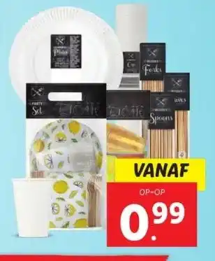 Lidl Wegwerp bestek aanbieding